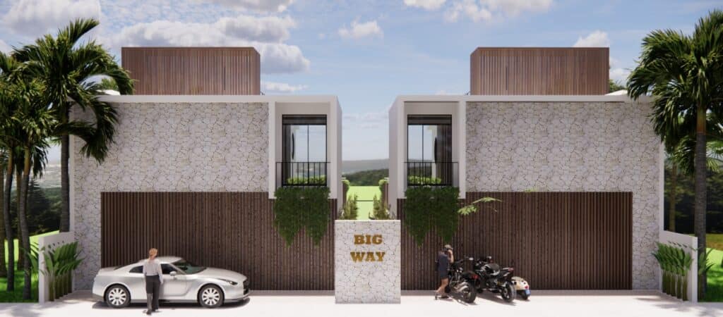 Modern 2-Bedroom Townhouse with Pool & Rooftop in Canggu For Sale — photo 5
