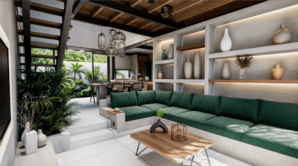 Tropical 2-Bedroom Coastal Townhouse with Pool in Tabanan — photo 3