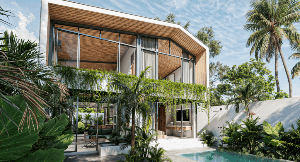 Tropical 2-Bedroom Coastal Townhouse with Pool in Tabanan — photo 1