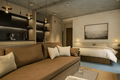 1-Bedroom Freehold Apartments with Rooftop Pool in Berawa