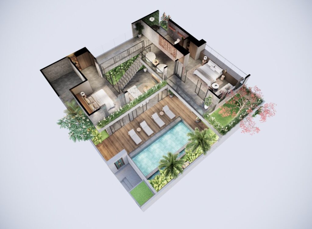 Leasehold Modern Luxury Villa 3-4 Bed in Central Ubud Bali — photo 27