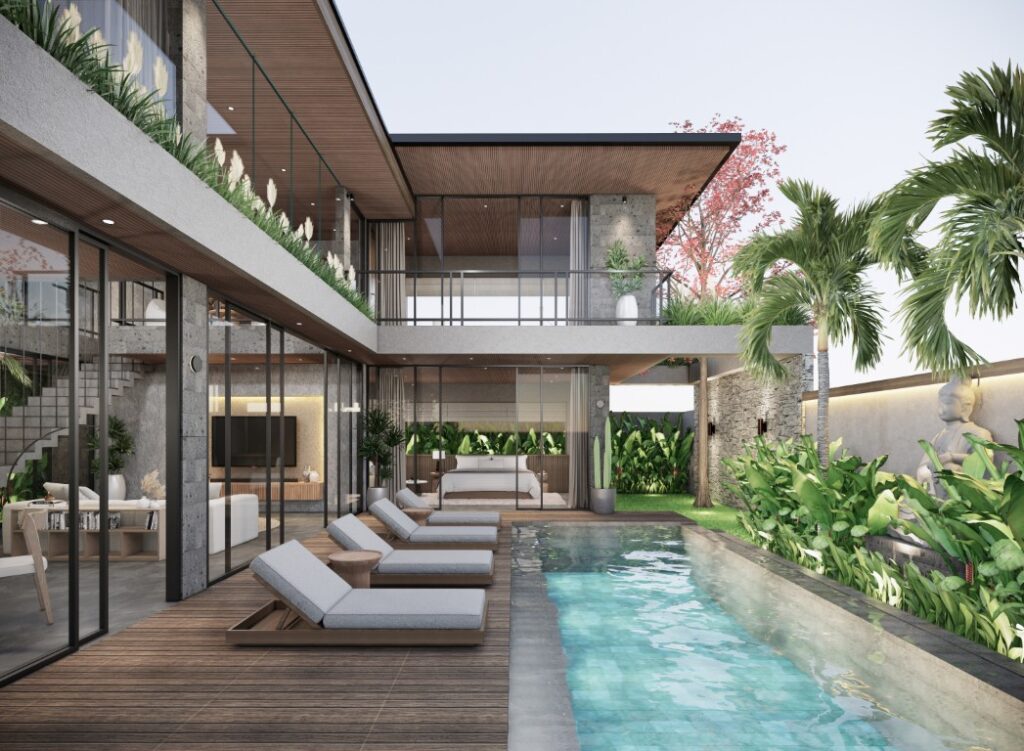 Leasehold Modern Luxury Villa 3-4 Bed in Central Ubud Bali — photo 5