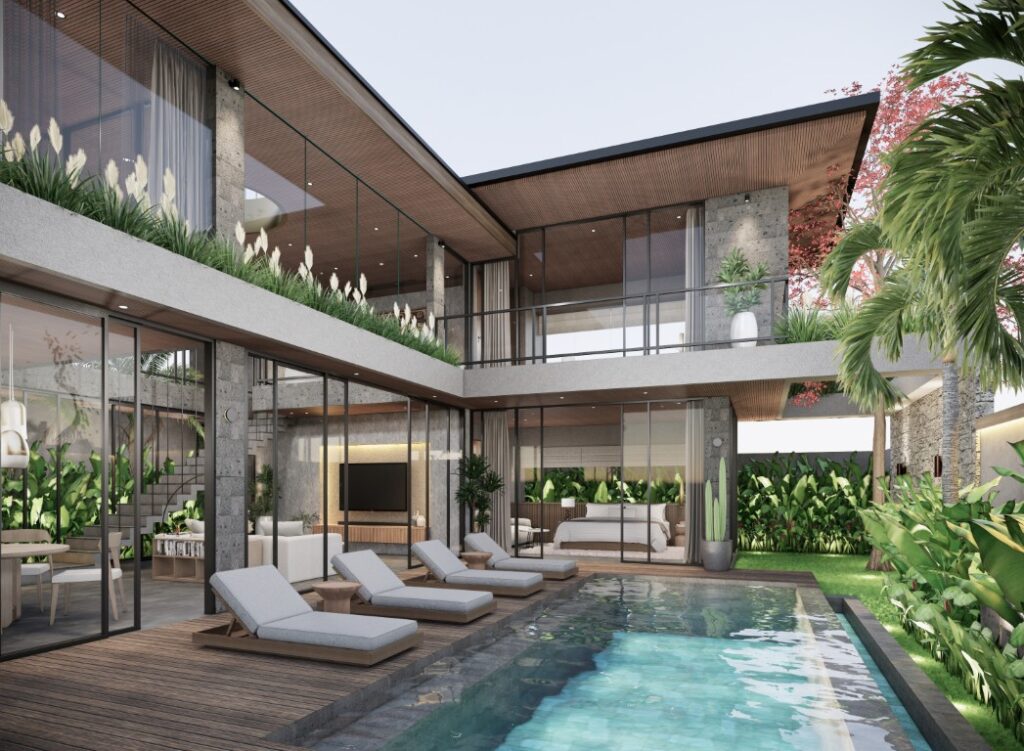Leasehold Modern Luxury Villa 3-4 Bed in Central Ubud Bali — photo 1